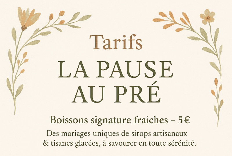 LA PAUSE AU PRE