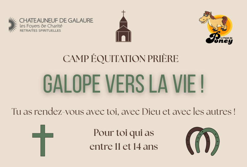 Camp équitation prière au Palais du Poney !
